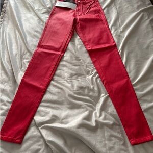 Vibrant Red Skinny Jeans